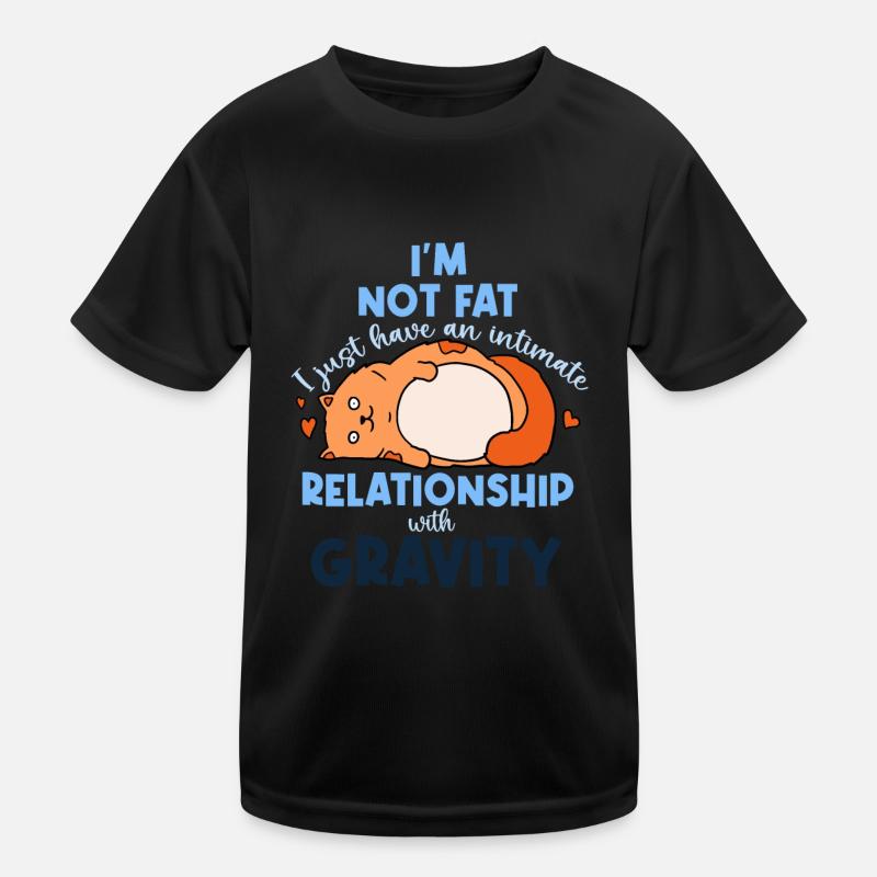 Cat Fat Dick Kids Functional T-Shirt
