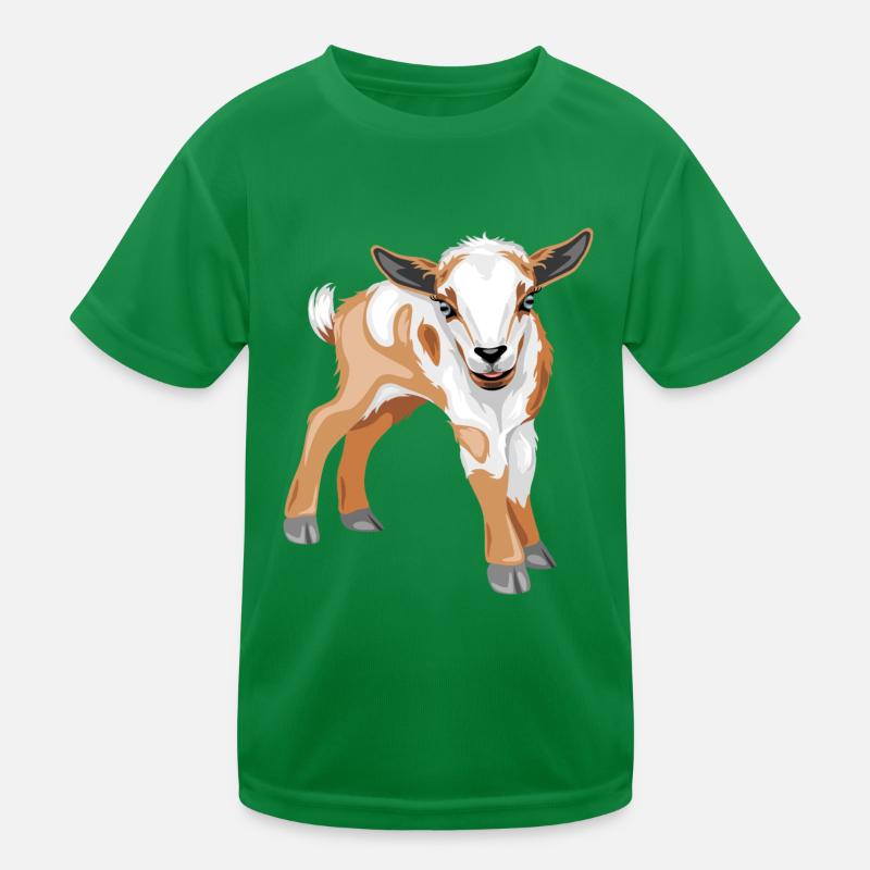 Cute goat Kids Functional T-Shirt