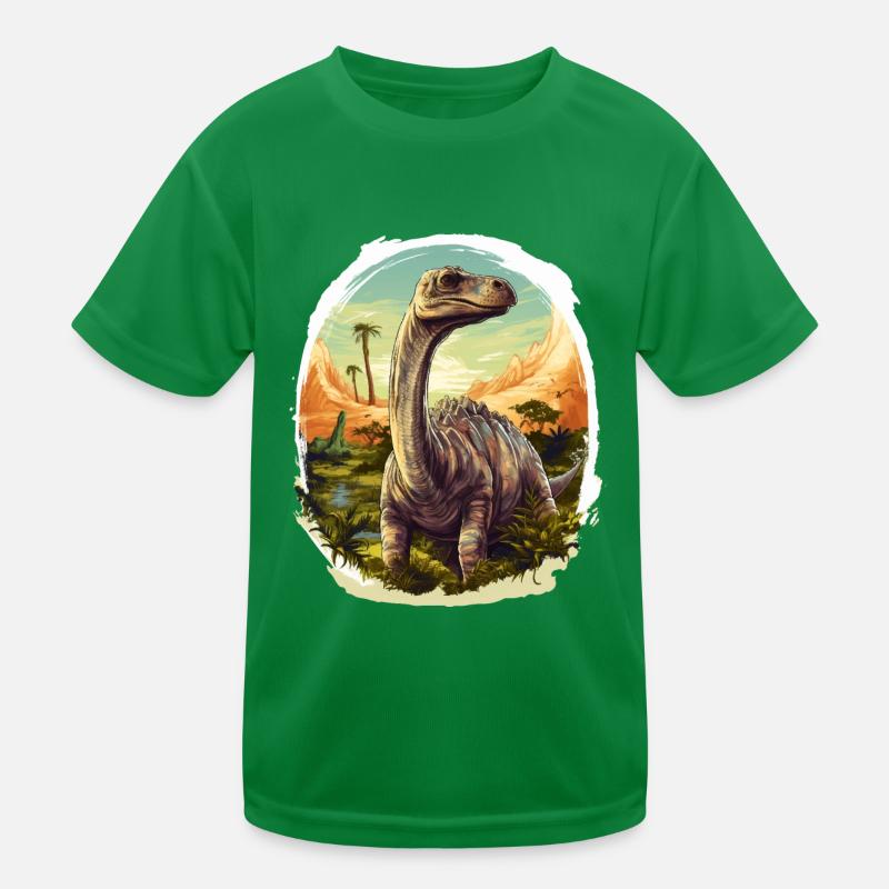 Brontosaurus - Bronto V3 Kinder Funktions-T-Shirt