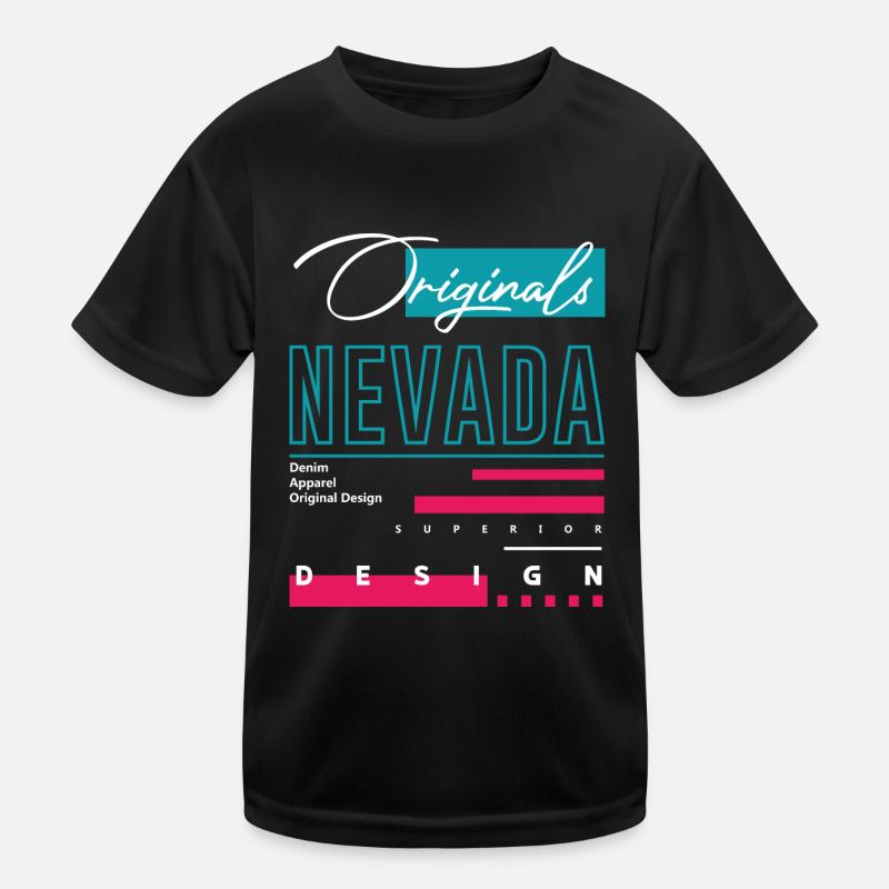 Nevada Kinder Funktions-T-Shirt
