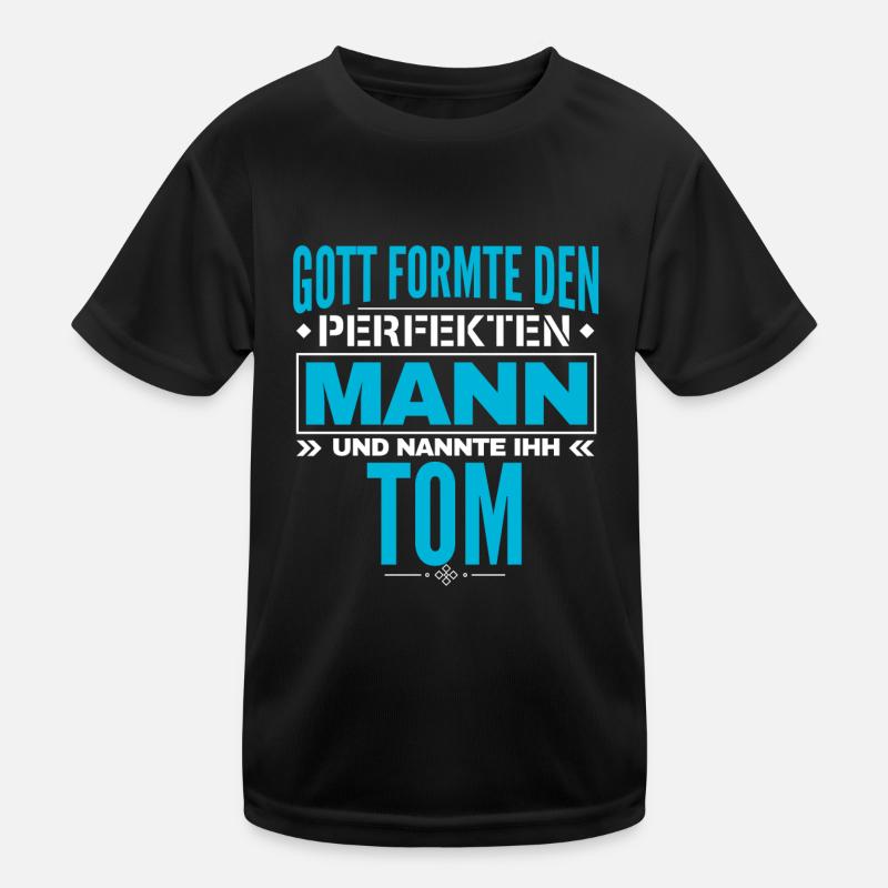 Tom Name Design Kinder Funktions-T-Shirt