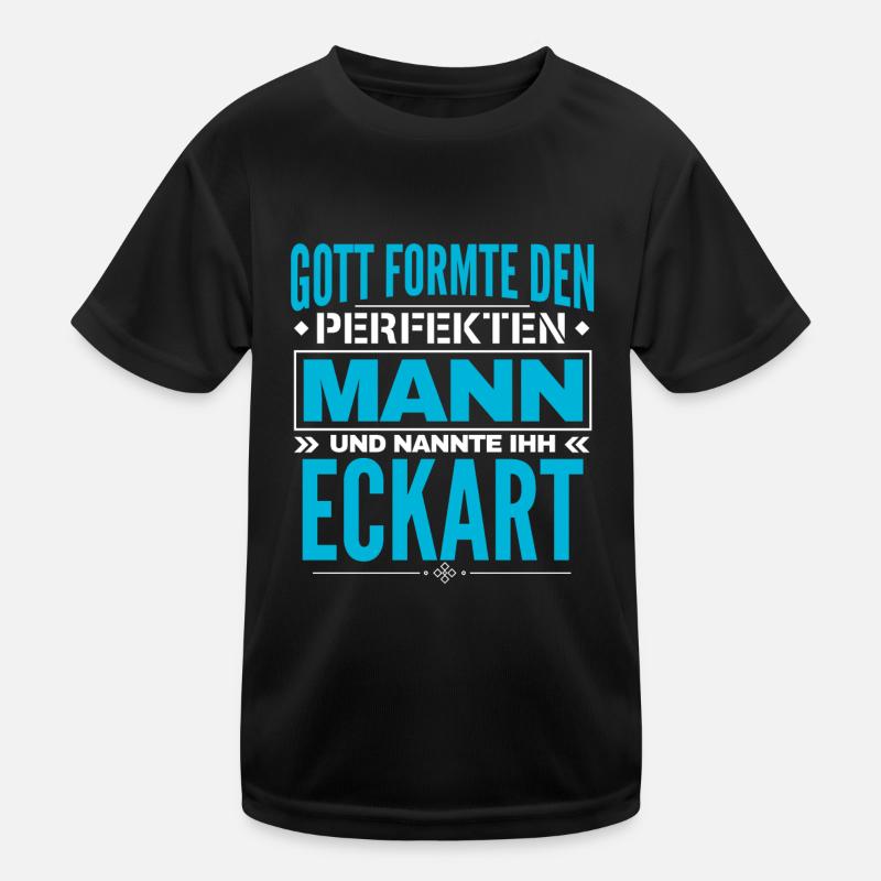 Eckart Name Design Kinder Funktions-T-Shirt