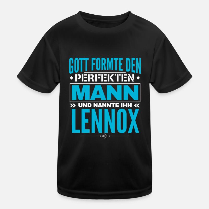 Lennox Name Design Kinder Funktions-T-Shirt