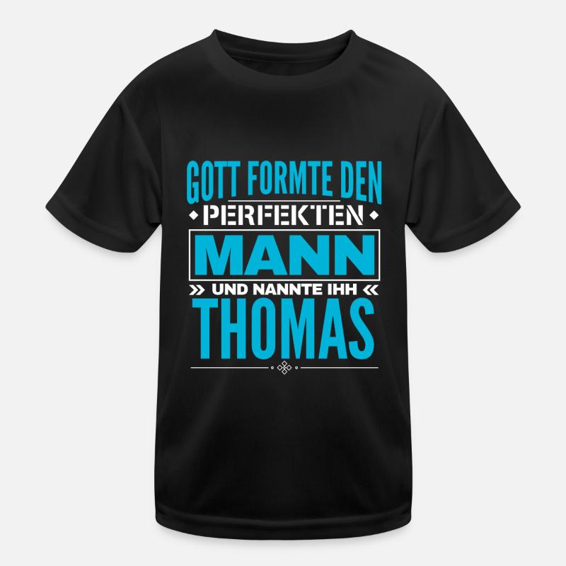 Thomas Name Design Kinder Funktions-T-Shirt