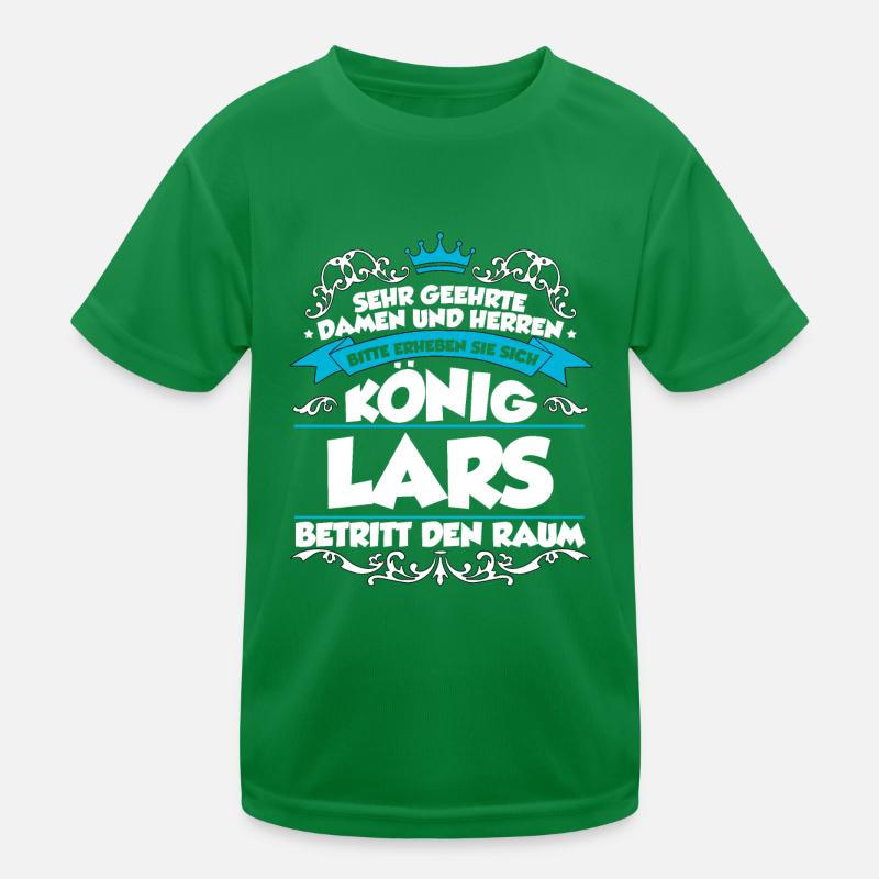 Lars Name Design Kinder Funktions-T-Shirt