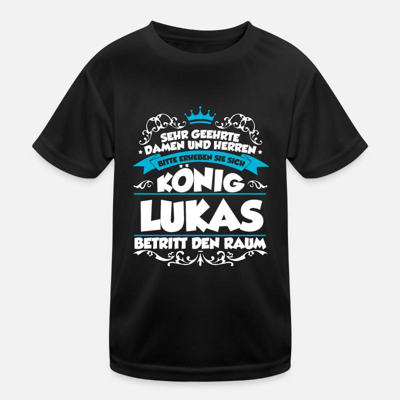 Lukas Name Design Kinder Funktions-T-Shirt