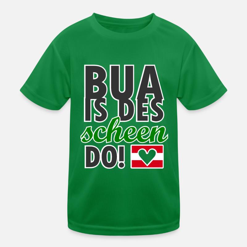 Styrian Austria dialect Kids Functional T-Shirt