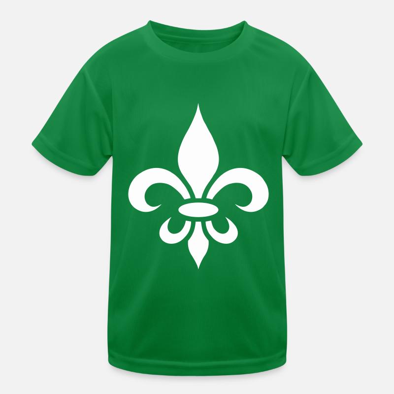 Logo de la fleur de lys du roi T-shirt sport Enfant