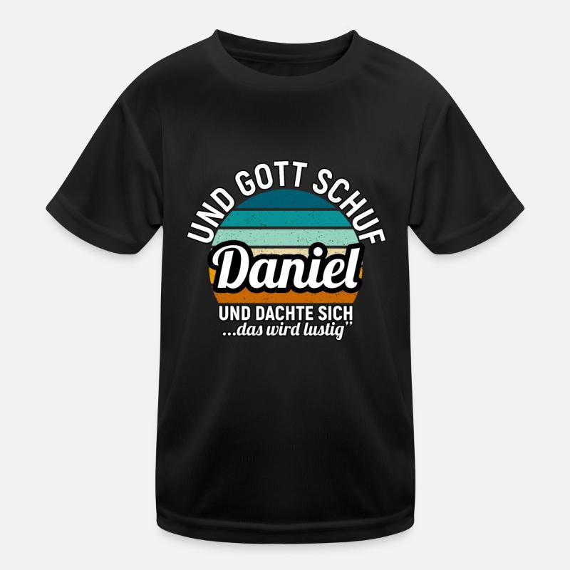 David Kinder Funktions-T-Shirt
