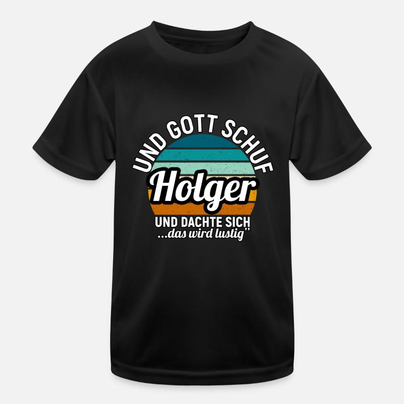 Holger Kinder Funktions-T-Shirt