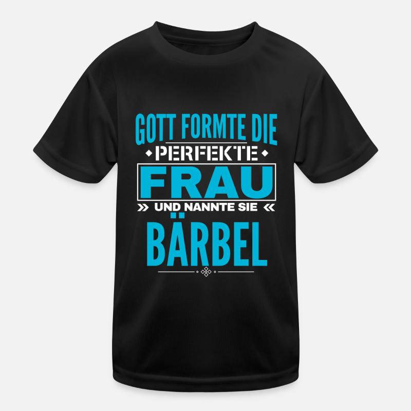 Bärbel Name Design T-shirt sport Enfant