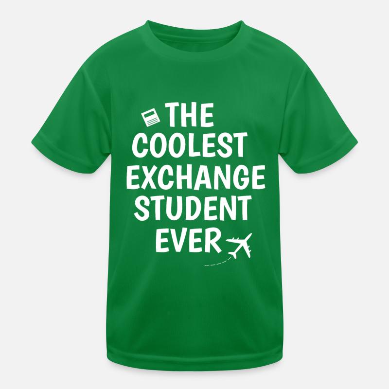 Coolest exchange student ever Kids Functional T-Shirt