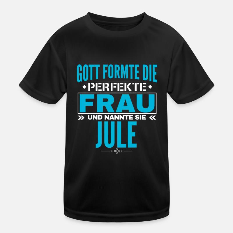 Jule Name Design Kinder Funktions-T-Shirt
