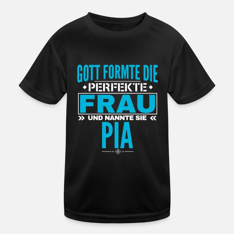 Conception du nom Pia T-shirt sport Enfant