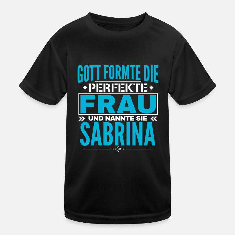Conception du nom Sabrina T-shirt sport Enfant