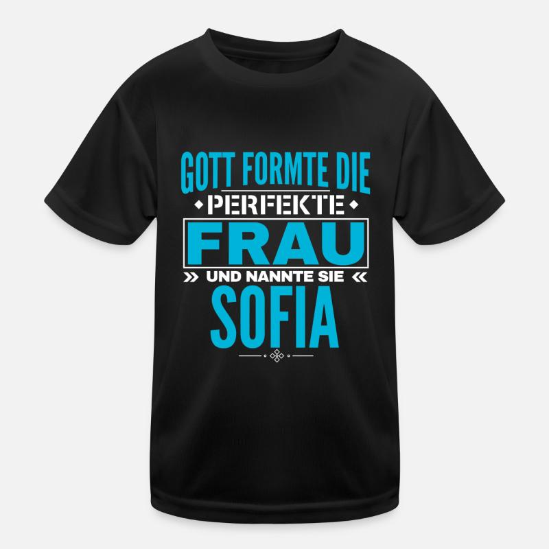 Sofia Name Design Kinder Funktions-T-Shirt