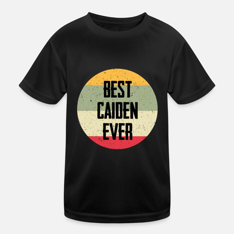 Best Caiden Ever Kids Functional T-Shirt