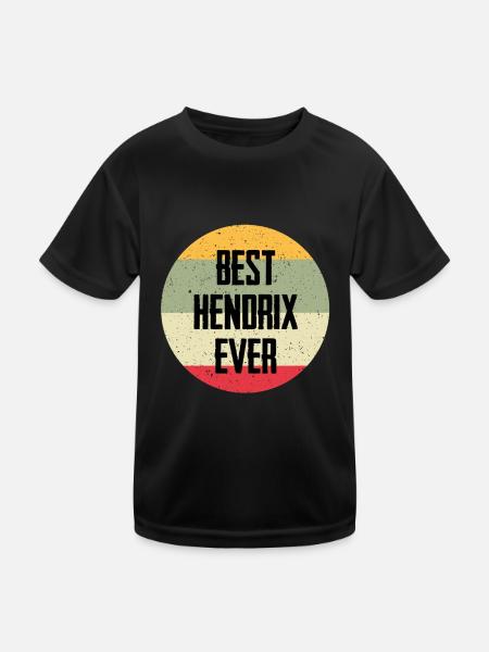 Best Hendrix Ever - Kids Functional T-Shirt - black - Front