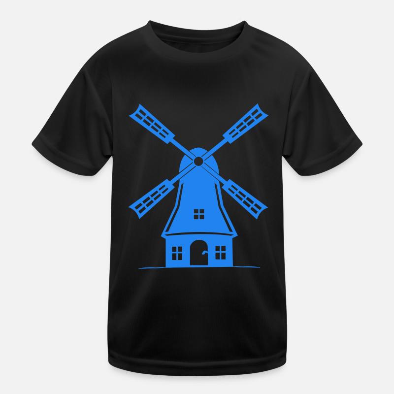 Windmill Mill Kids Functional T-Shirt