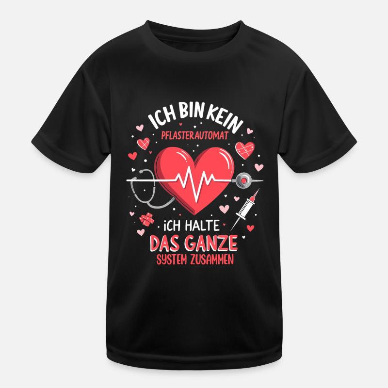 Ich Halte Das System - Pflege Kinder Funktions-T-Shirt