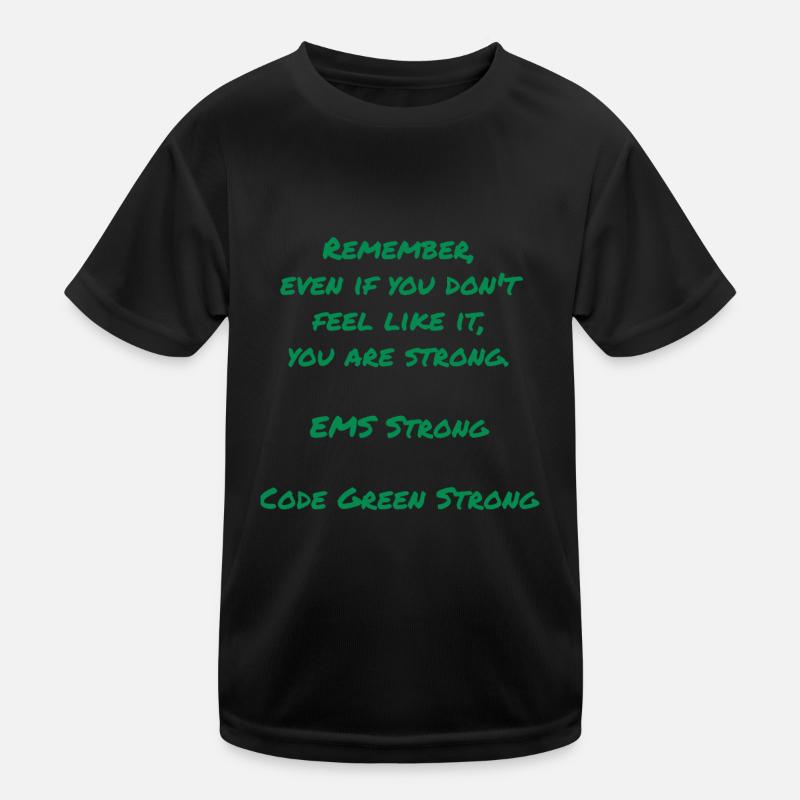 EMS Strong Code Green Strong Kids Functional T-Shirt