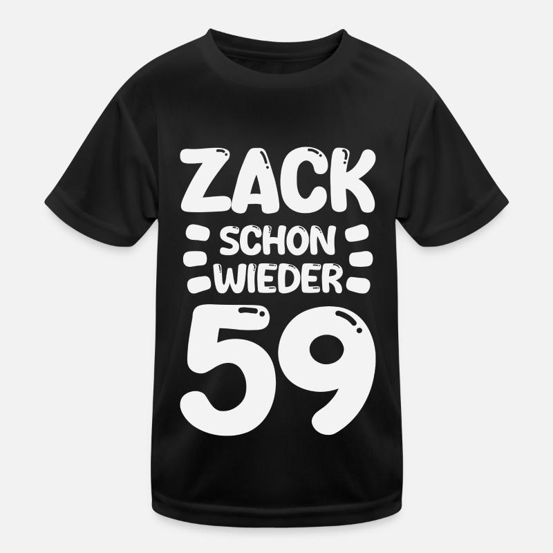 Zack 59 again! Birthday Kids Functional T-Shirt