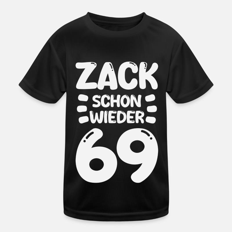 Zack 69 again! Birthday Kids Functional T-Shirt