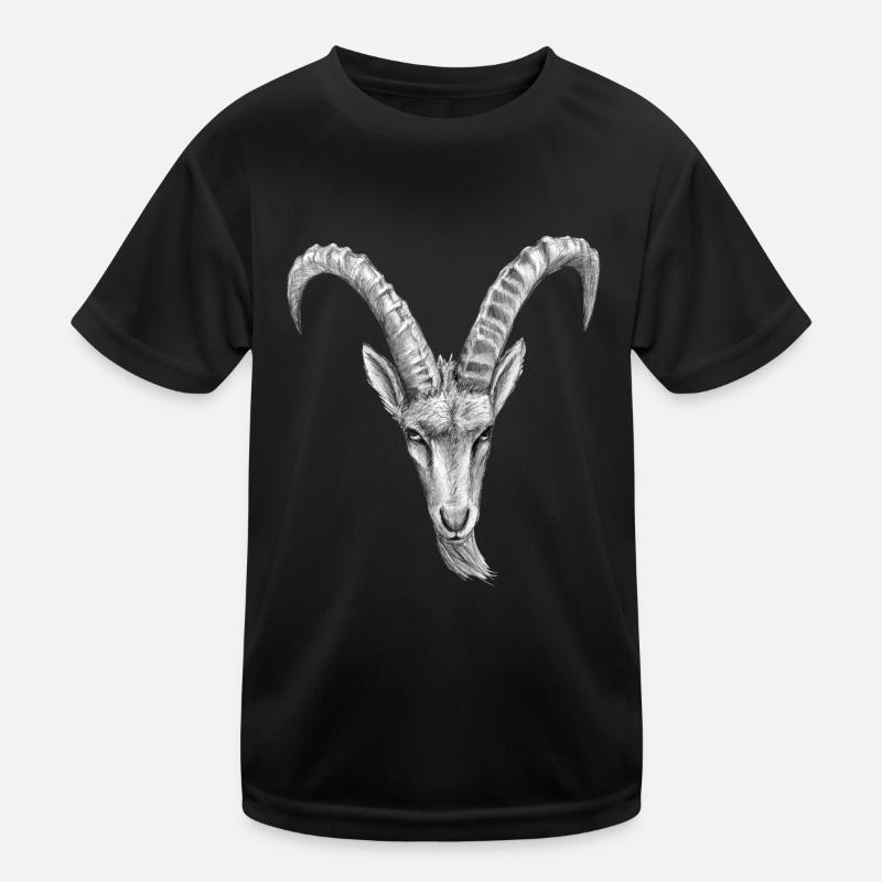 steinbock Kinder Funktions-T-Shirt