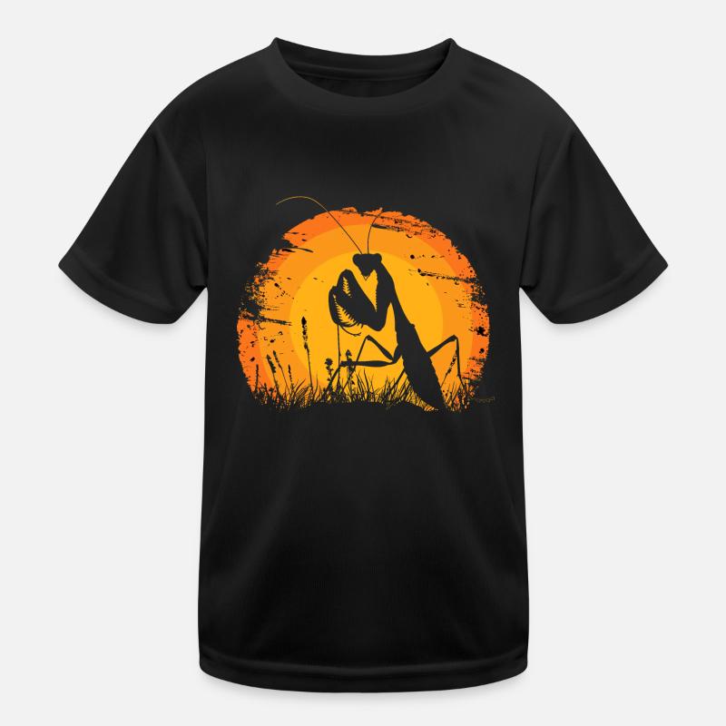 Praying Mantis Insect Kids Functional T-Shirt