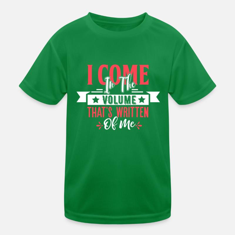 Je viens dans le volume qui a écrit de moi T-shirt sport Enfant