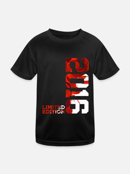 10E ANNIVERSAIRE 10 ANS ÉDITION LIMITÉE 2016 - T-shirt sport Enfant - noir - Devant