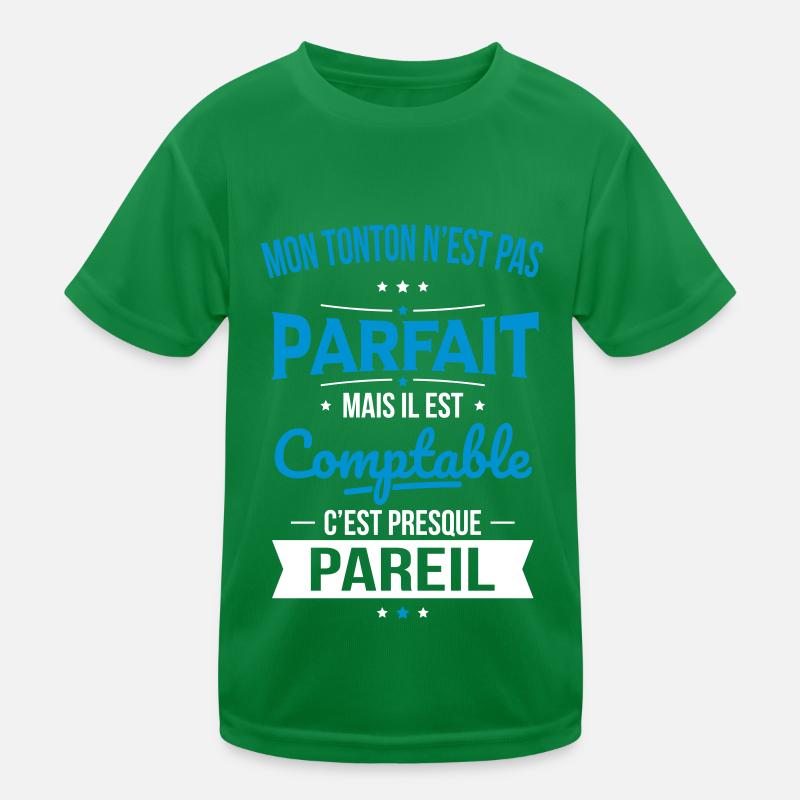 Mon tonton n'est pas parfait - Comptable T-shirt sport Enfant