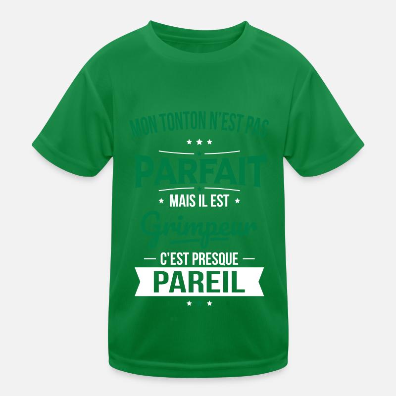 Mon tonton n'est pas parfait - Grimpeur T-shirt sport Enfant