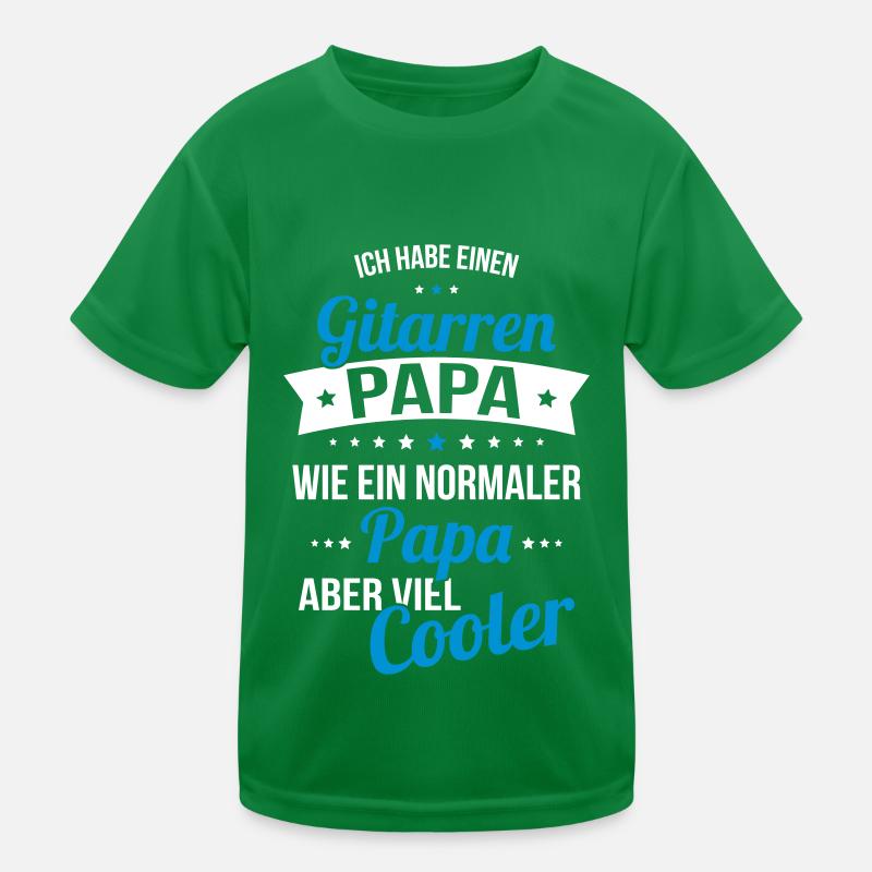 Ich habe einen Gitarren Papa wie ein normaler Papa Kinder Funktions-T-Shirt