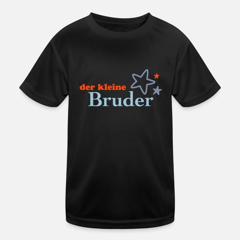 petit frère - T-shirt sport Enfant - noir