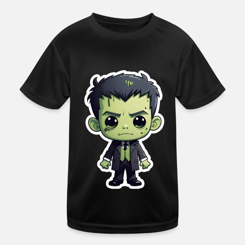 Halloween - Garçon monstre mignon T-shirt sport Enfant