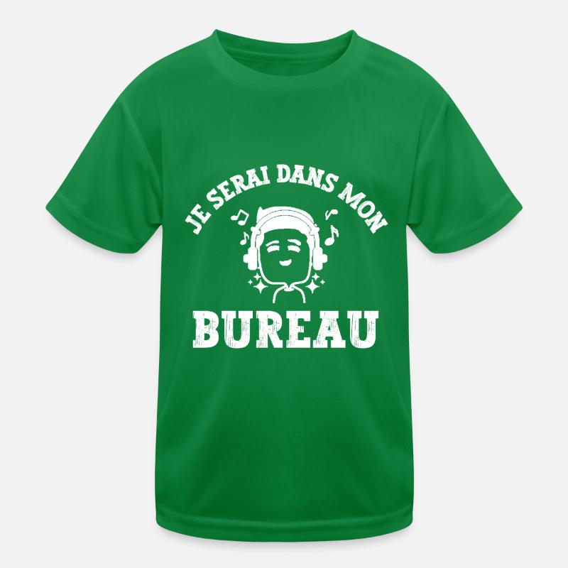 je serai dans mon bureau T-shirt sport Enfant