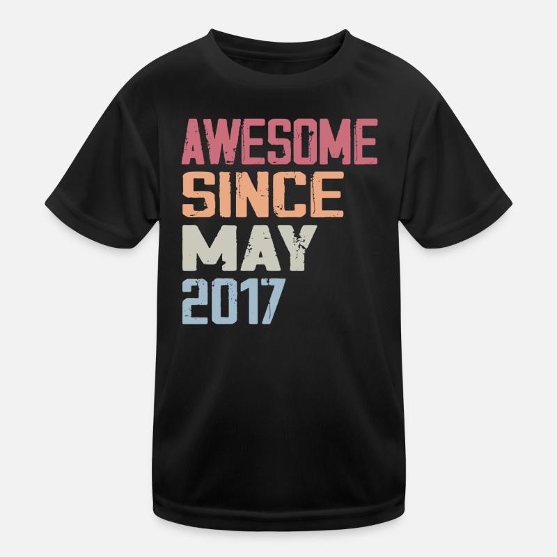 May 2017 Anniversary 2017 Retro 2017 May Vintage Kids Functional T-Shirt