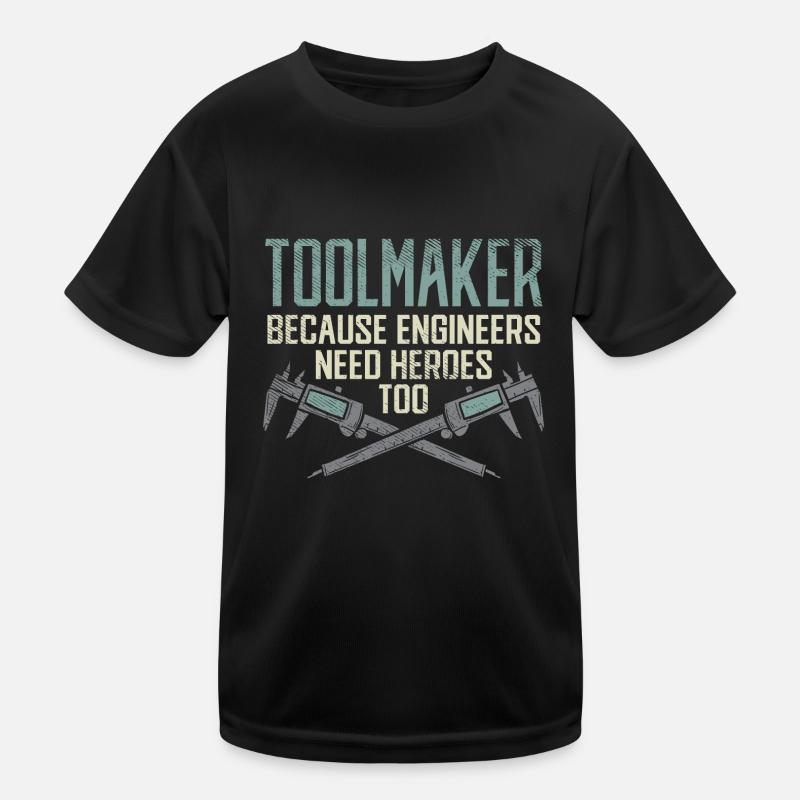 Toolmaker metal crafts Kids Functional T-Shirt