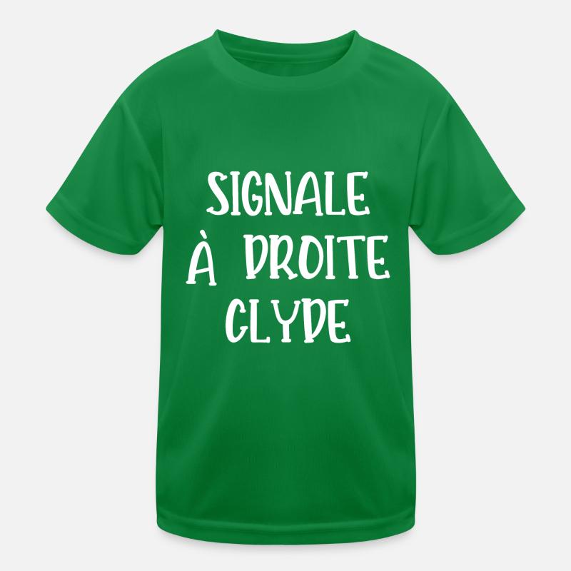 signale à droite clyde T-shirt sport Enfant