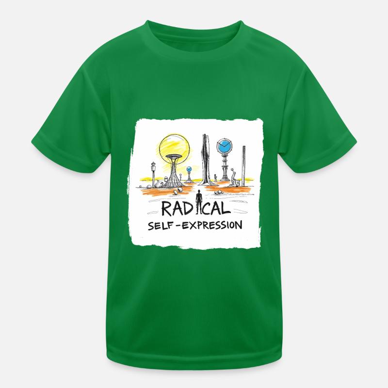 Radikale Selbstdarstellung Kinder Funktions-T-Shirt