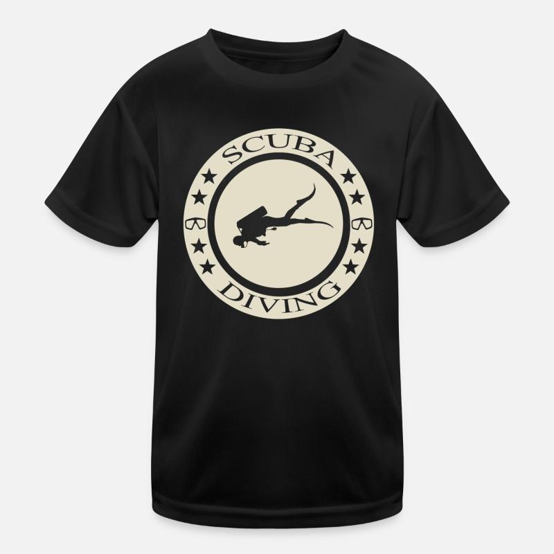 Scuba Diving Kinder Funktions-T-Shirt