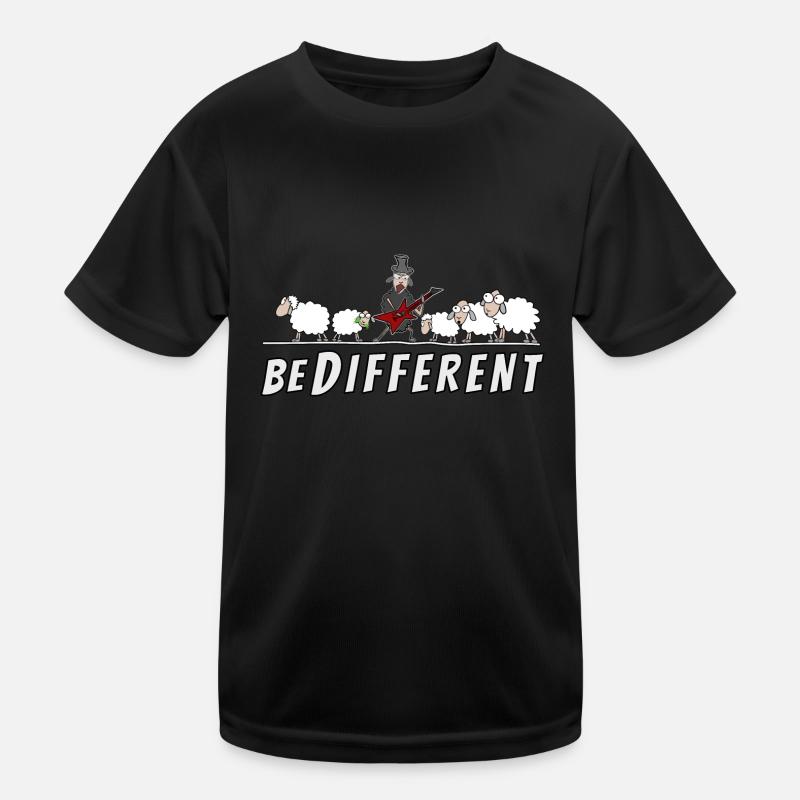 Hardrock Schaf - be different Kinder Funktions-T-Shirt
