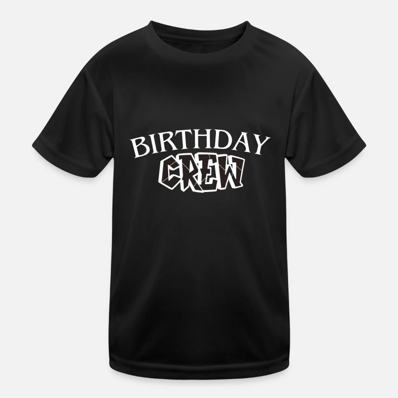 Équipage d’anniversaire T-shirt sport Enfant