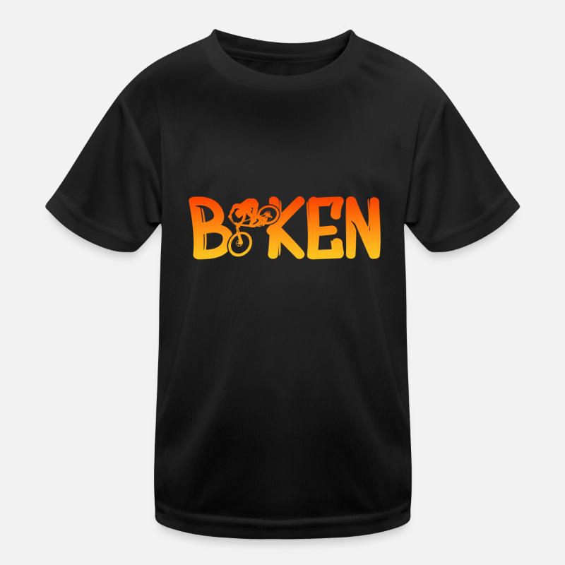 Fahrrad Bike Biker Kinder Funktions-T-Shirt