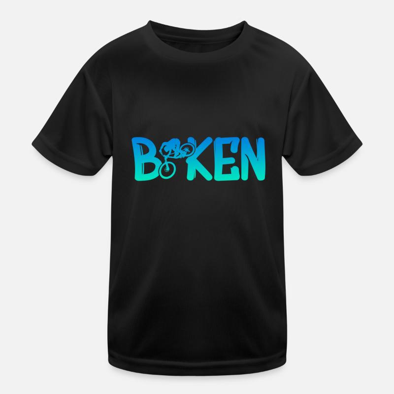 Fahrrad Bike Biker Kinder Funktions-T-Shirt