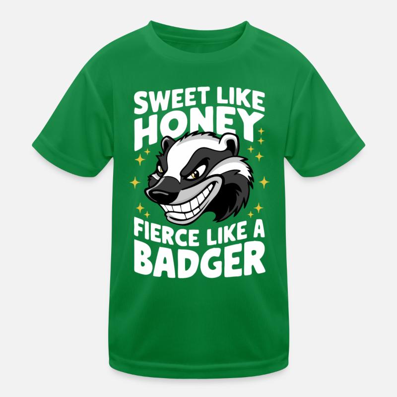 Dachs Honigdachs Tier Kinder Funktions-T-Shirt