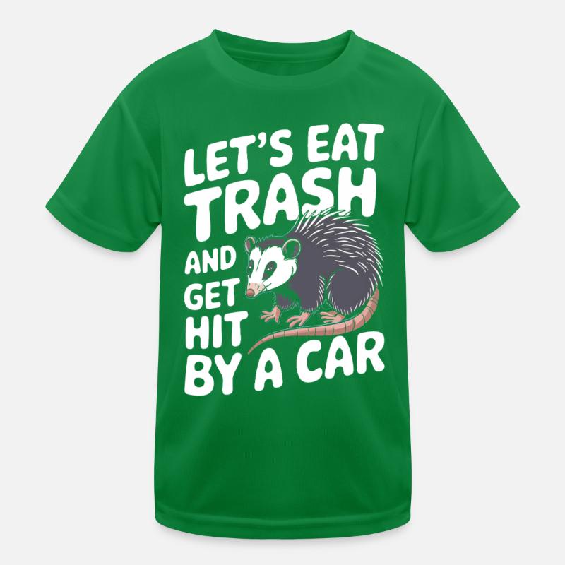 Opossum Possum Tier Kinder Funktions-T-Shirt