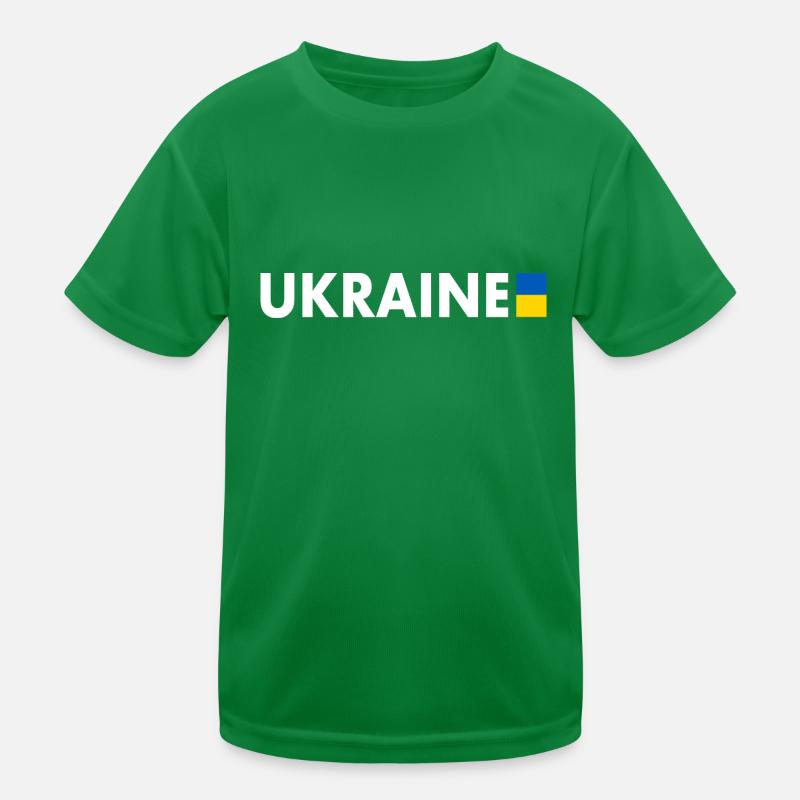 Ukraine Kids Functional T-Shirt