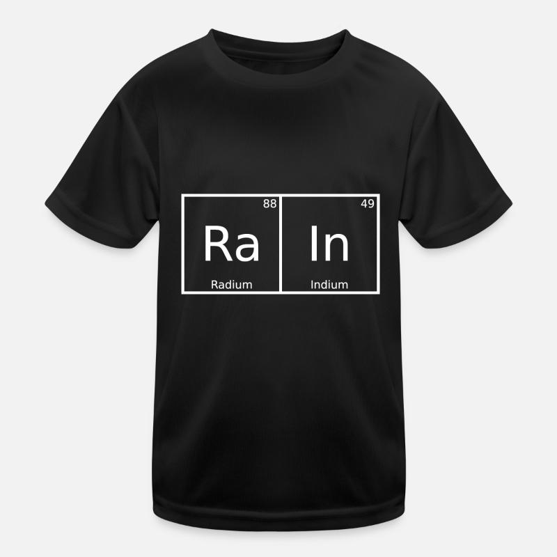 Rain Name First Name Chemistry Periodic Table Elements Kids Functional T-Shirt